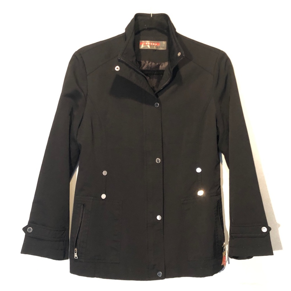 PRADA ZIP FRONT WITH BUTTONS WINTER WEATHER COAT🧥